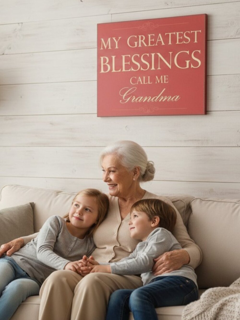 My Greatest Blessings Grandma Sign